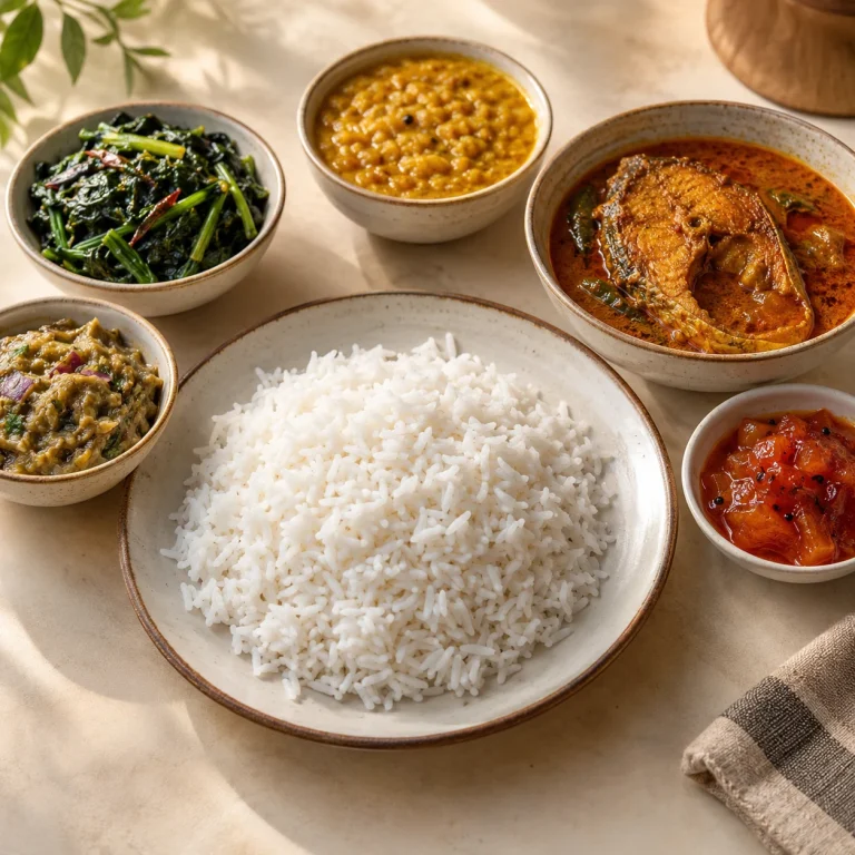 মাছ-ভাত প্যাকেজ — পরিবেশনার প্রতীকী ছবি